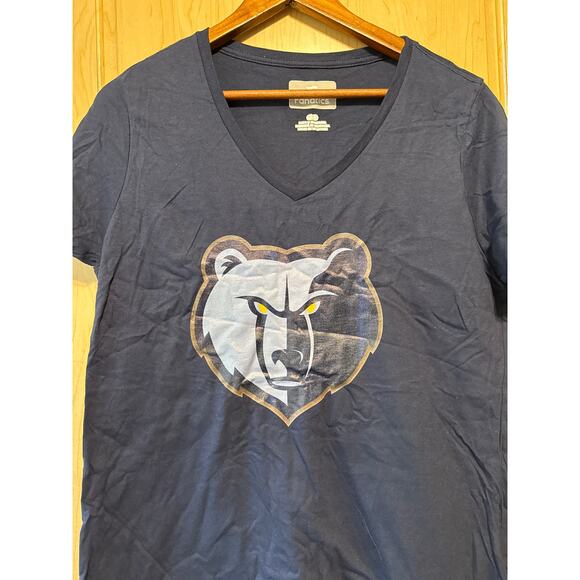 Memphis Grizzlies Essential Womens V-Neck T-Shirt, Large - Picture 1 of 5